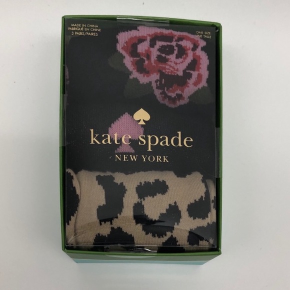 NIB Kate Spade 3-Pack Sock Set